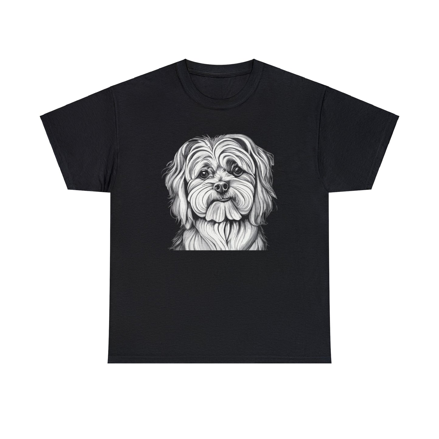 Maltese, Dog, Dog Lover, Unisex Heavy Cotton Tee