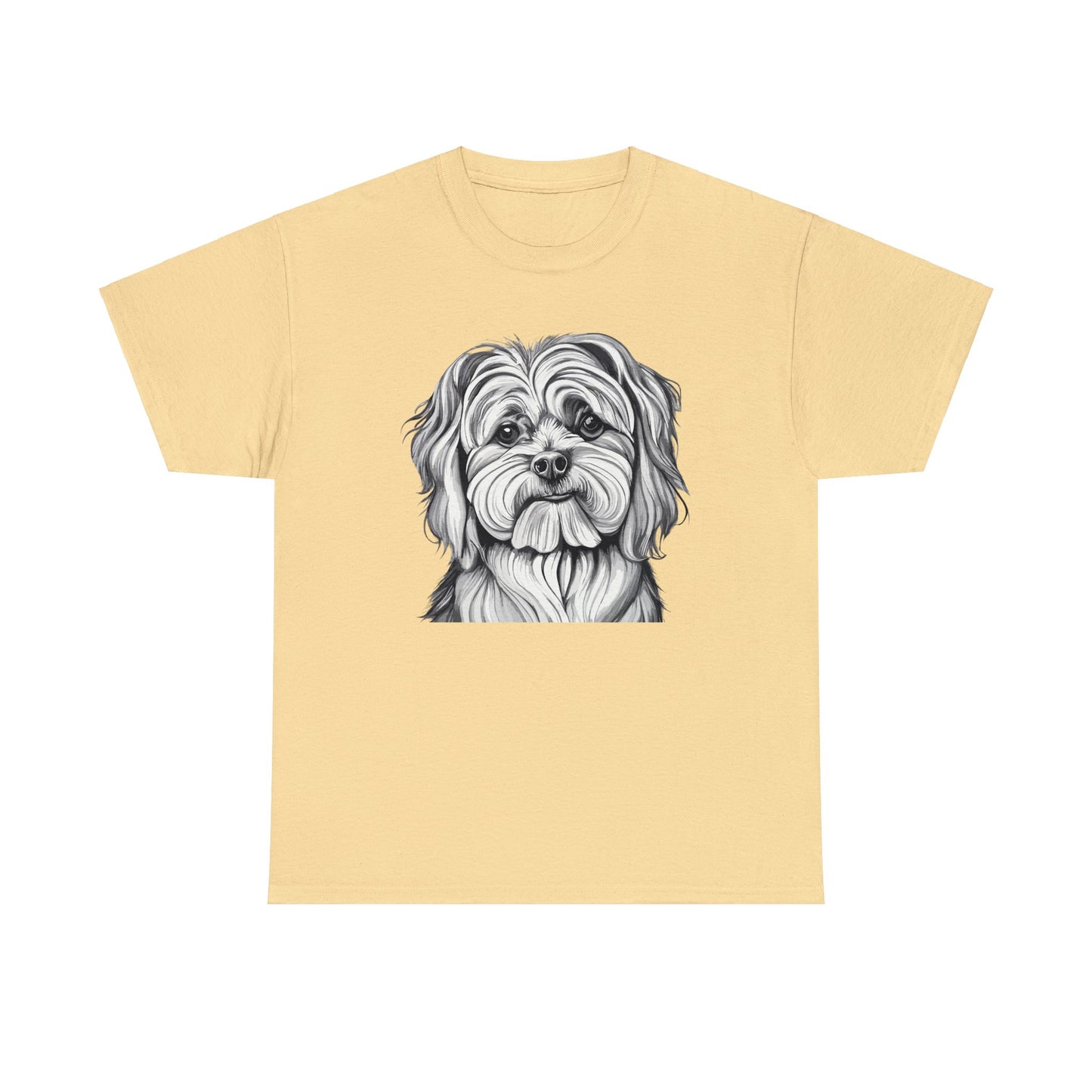 Maltese, Dog, Dog Lover, Unisex Heavy Cotton Tee