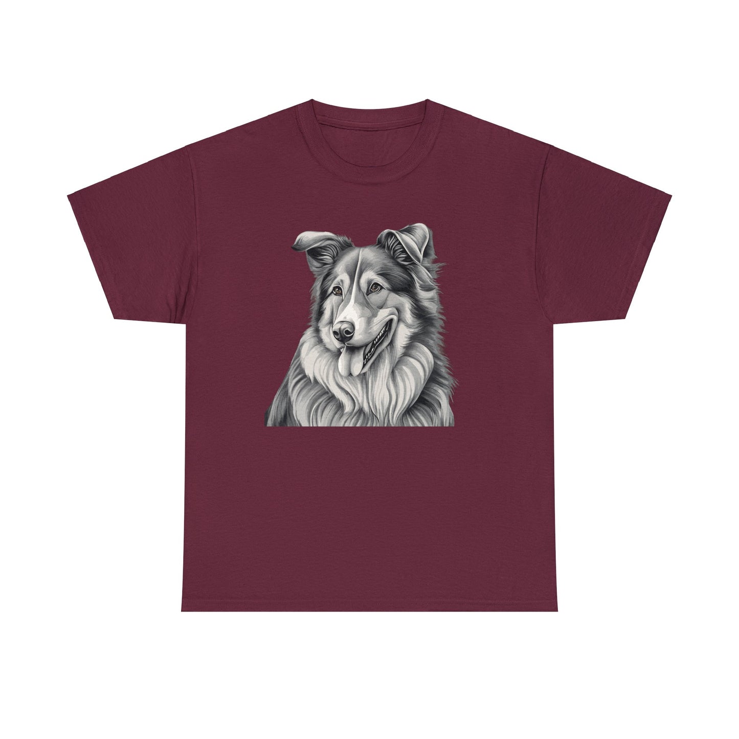 Collie, Dog, Dog Lover, Unisex Heavy Cotton Tee