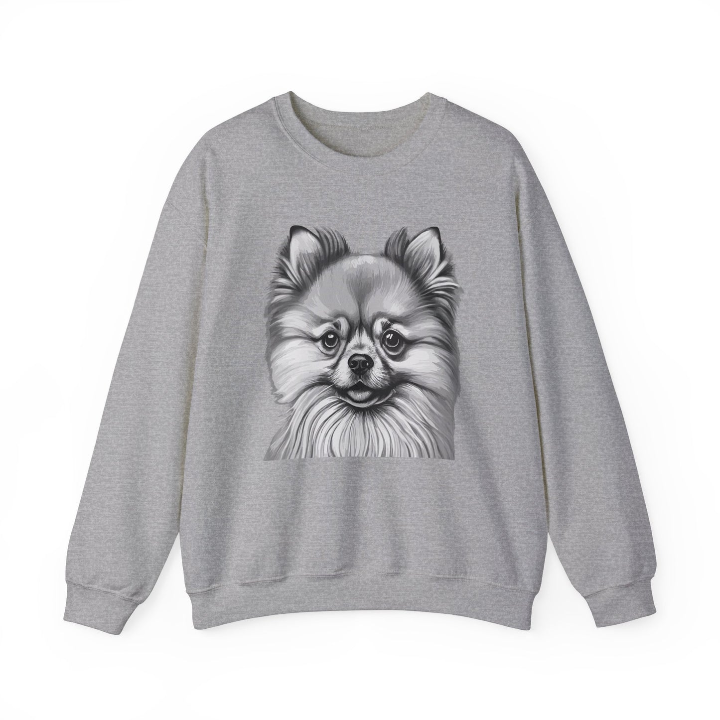 Pomeranian, Dog, Dog Lover, Unisex Heavy Blend™ Crewneck Sweatshirt