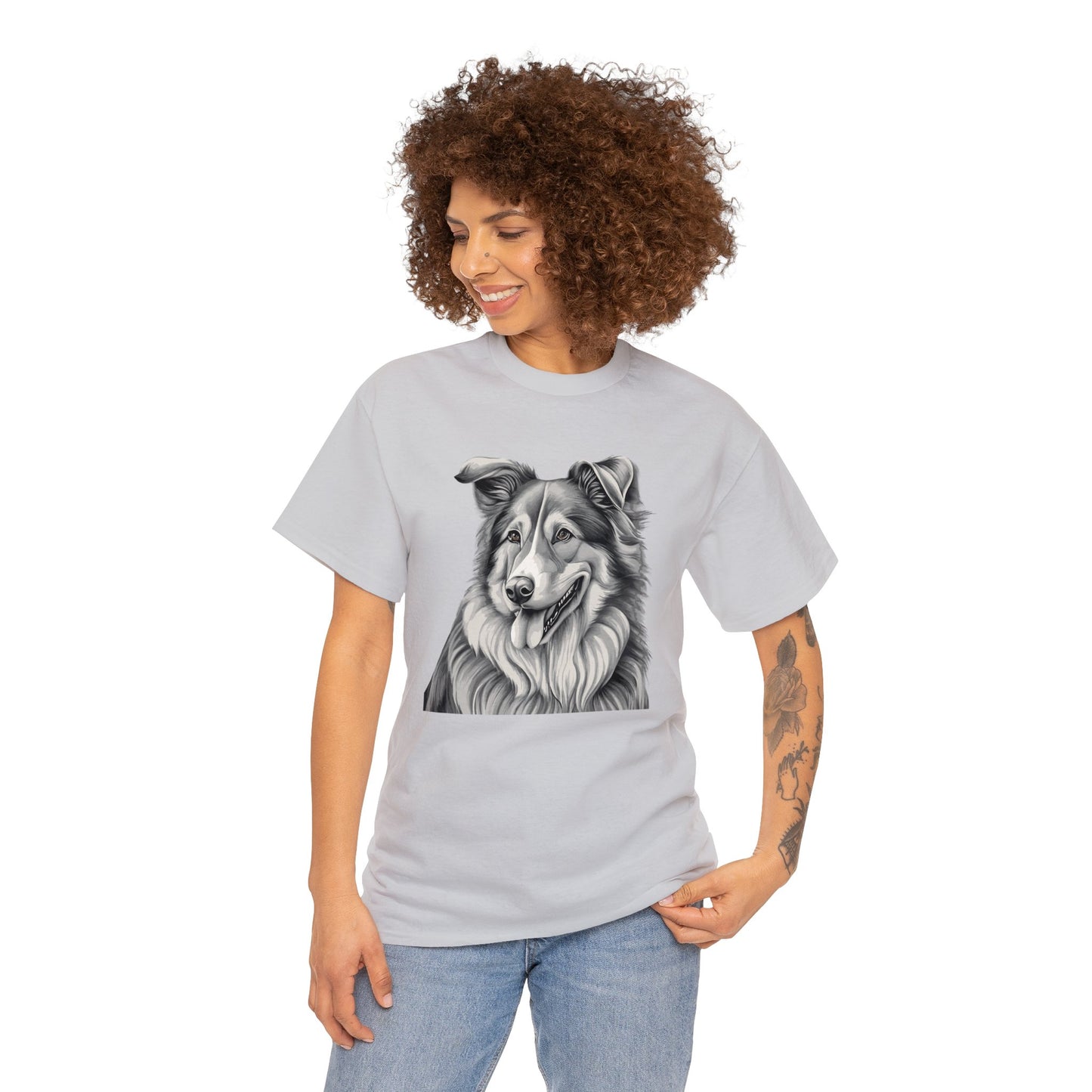 Collie, Dog, Dog Lover, Unisex Heavy Cotton Tee