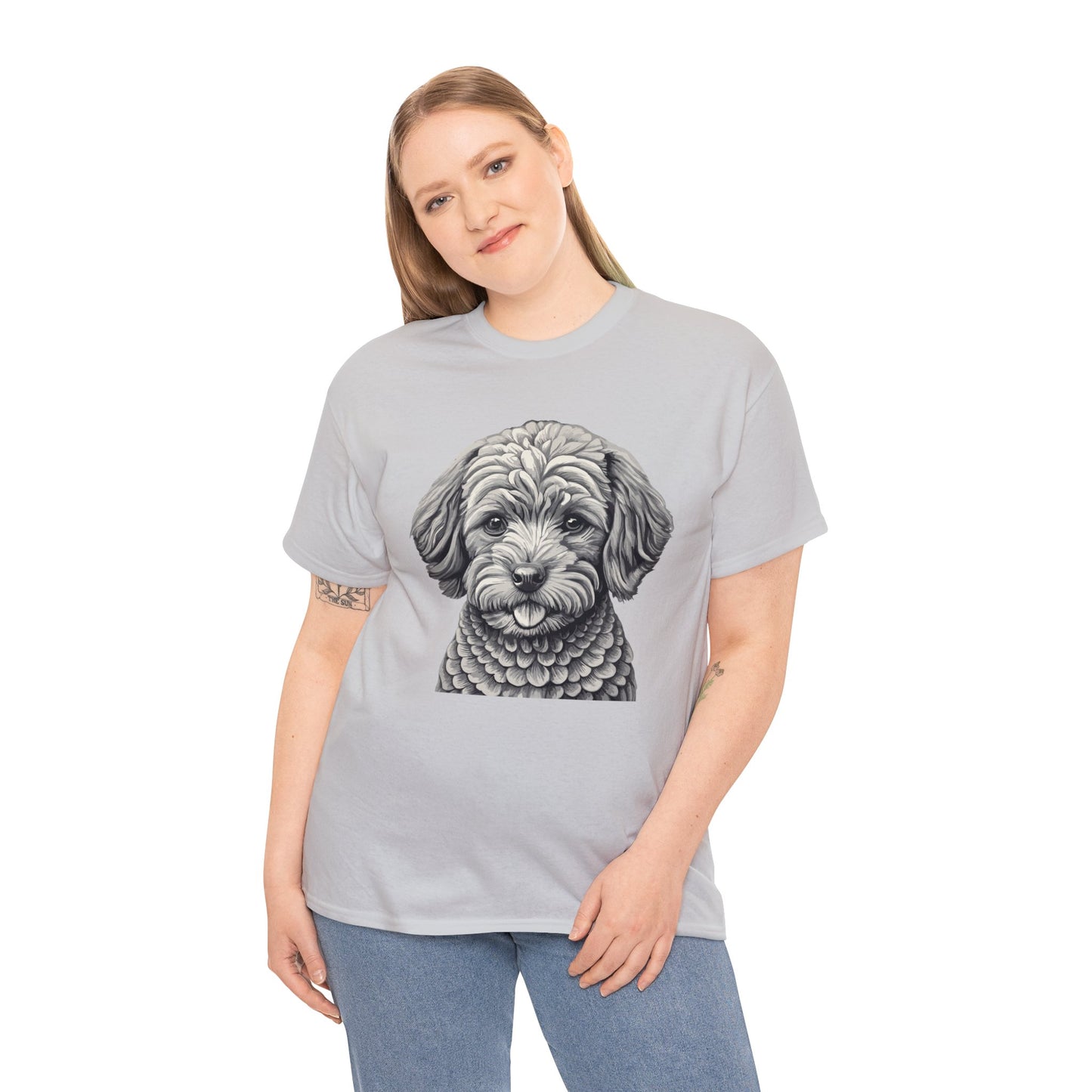 Cockapoo, Dog, Dog Lover, Unisex Heavy Cotton Tee