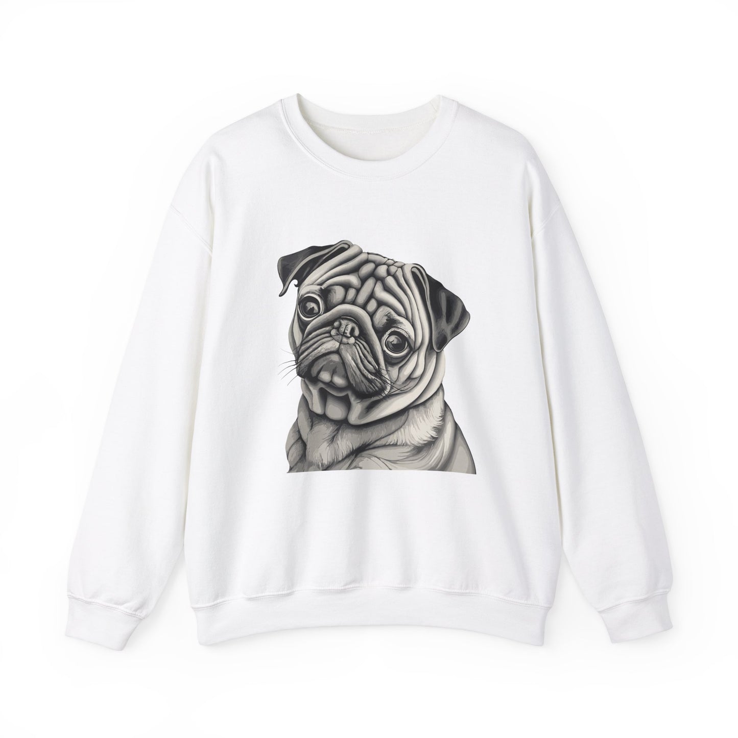 Pug, Dog, Dog Lover, Unisex Heavy Blend™ Crewneck Sweatshirt