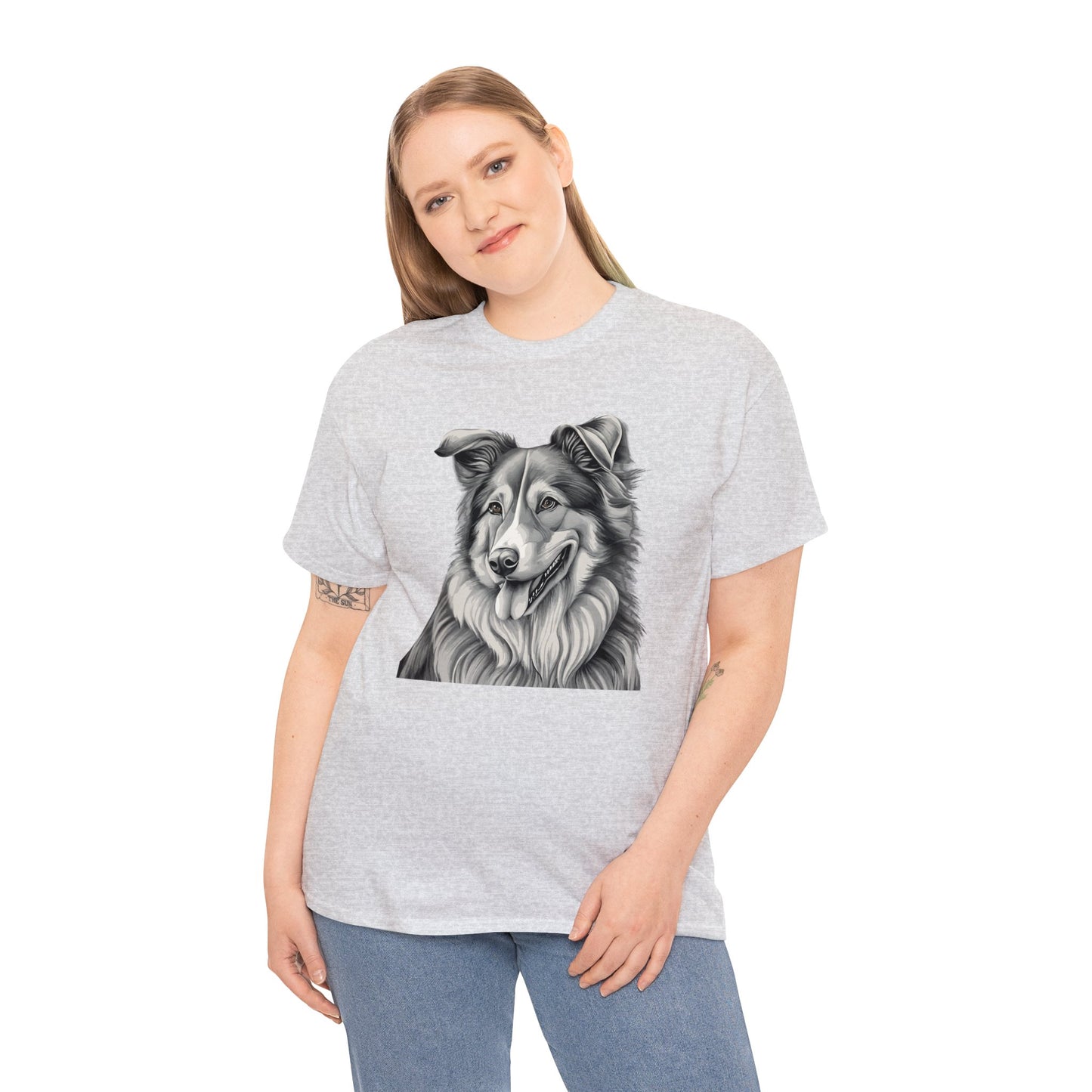 Collie, Dog, Dog Lover, Unisex Heavy Cotton Tee