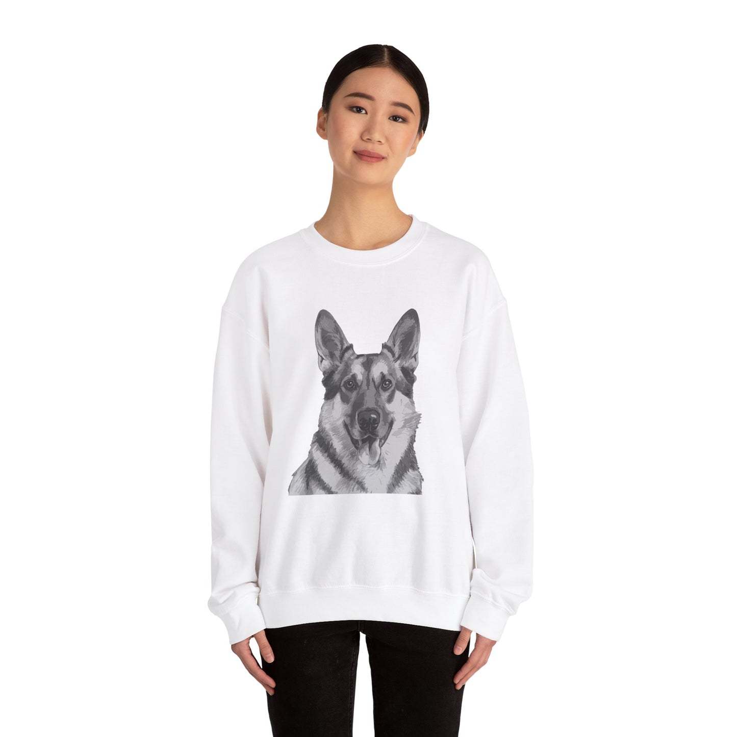 German Shepherd, Dog, Dog Lover, Unisex Heavy Blend™ Crewneck Sweatshirt
