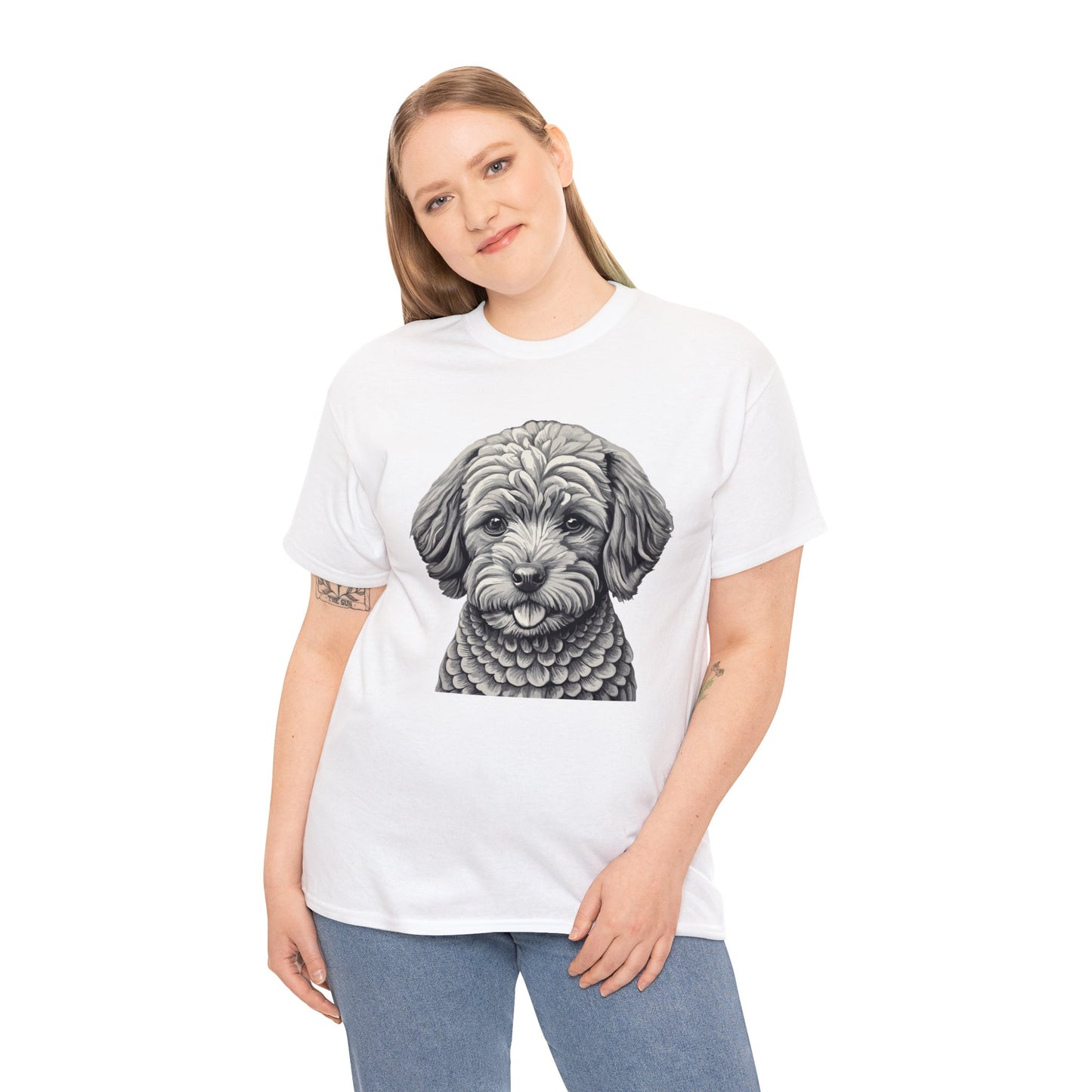 Cockapoo, Dog, Dog Lover, Unisex Heavy Cotton Tee