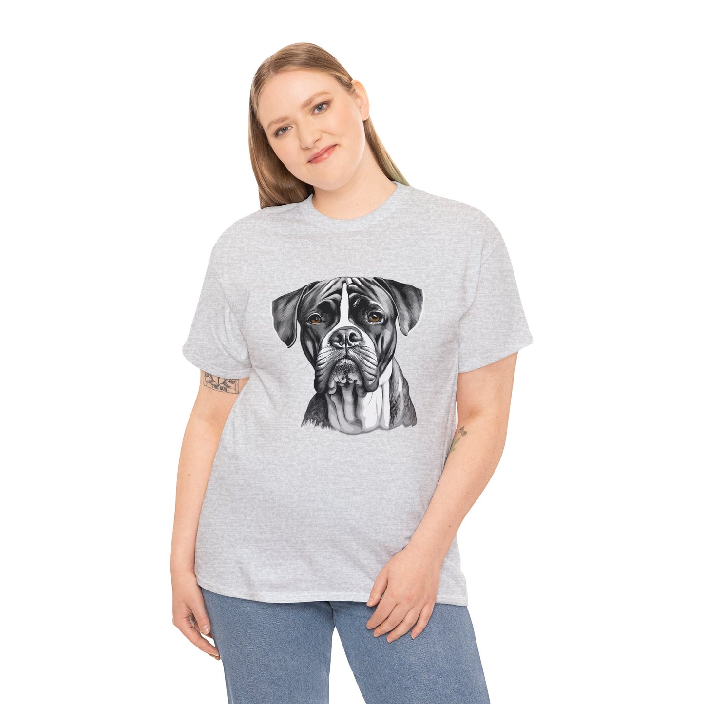 Boxer, Dog, Dog Lover, Unisex Heavy Cotton Tee