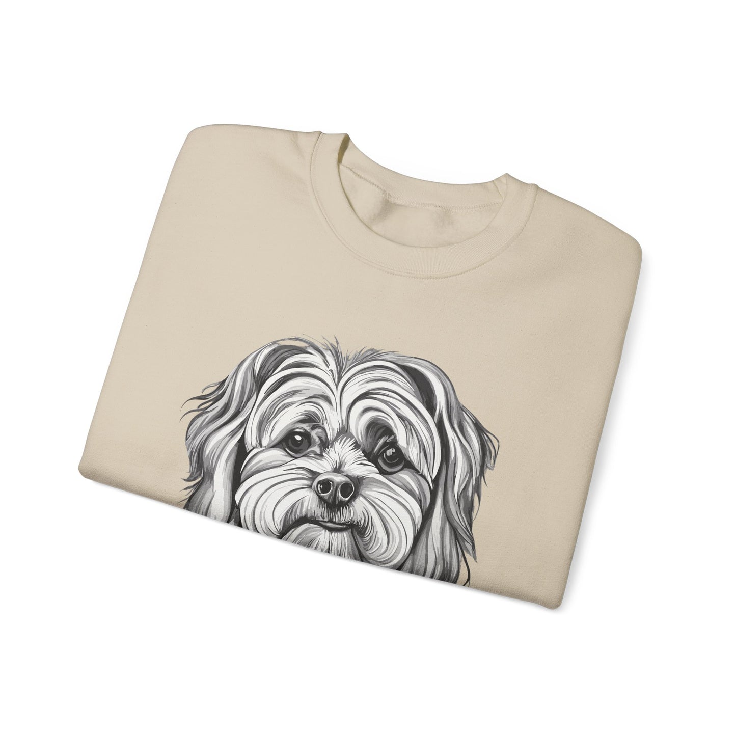 Maltese, Dog, Dog Lover, Unisex Heavy Blend™ Crewneck Sweatshirt