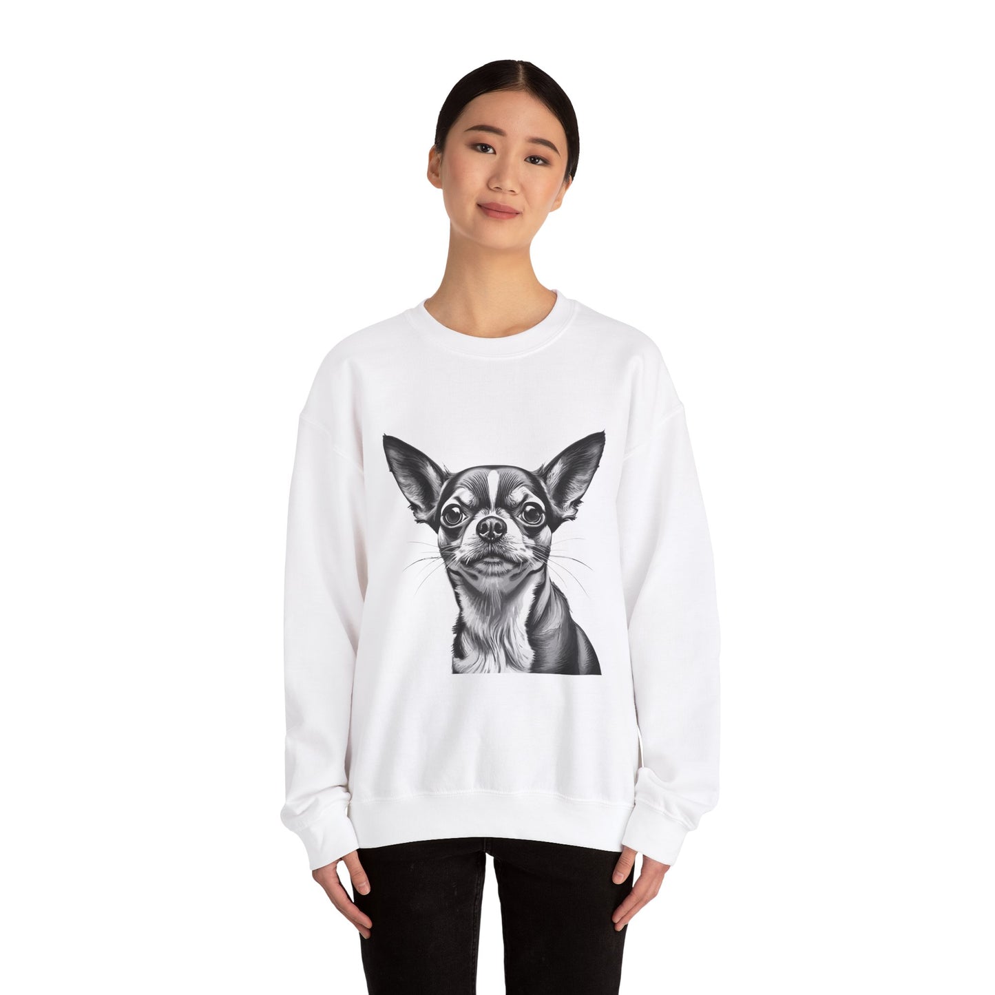 Chihuahua, Dog, Dog Lover, Unisex Heavy Blend™ Crewneck Sweatshirt