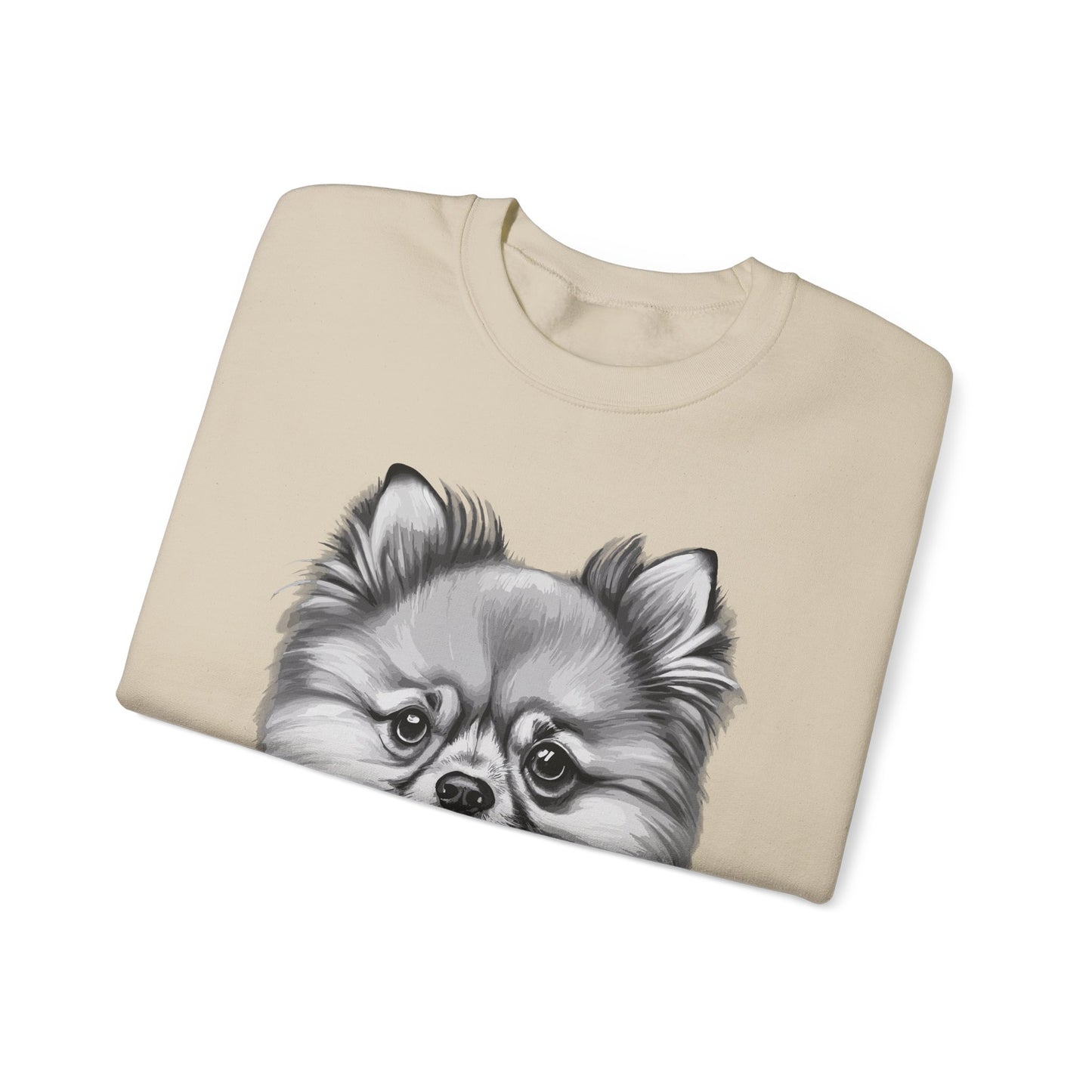 Pomeranian, Dog, Dog Lover, Unisex Heavy Blend™ Crewneck Sweatshirt