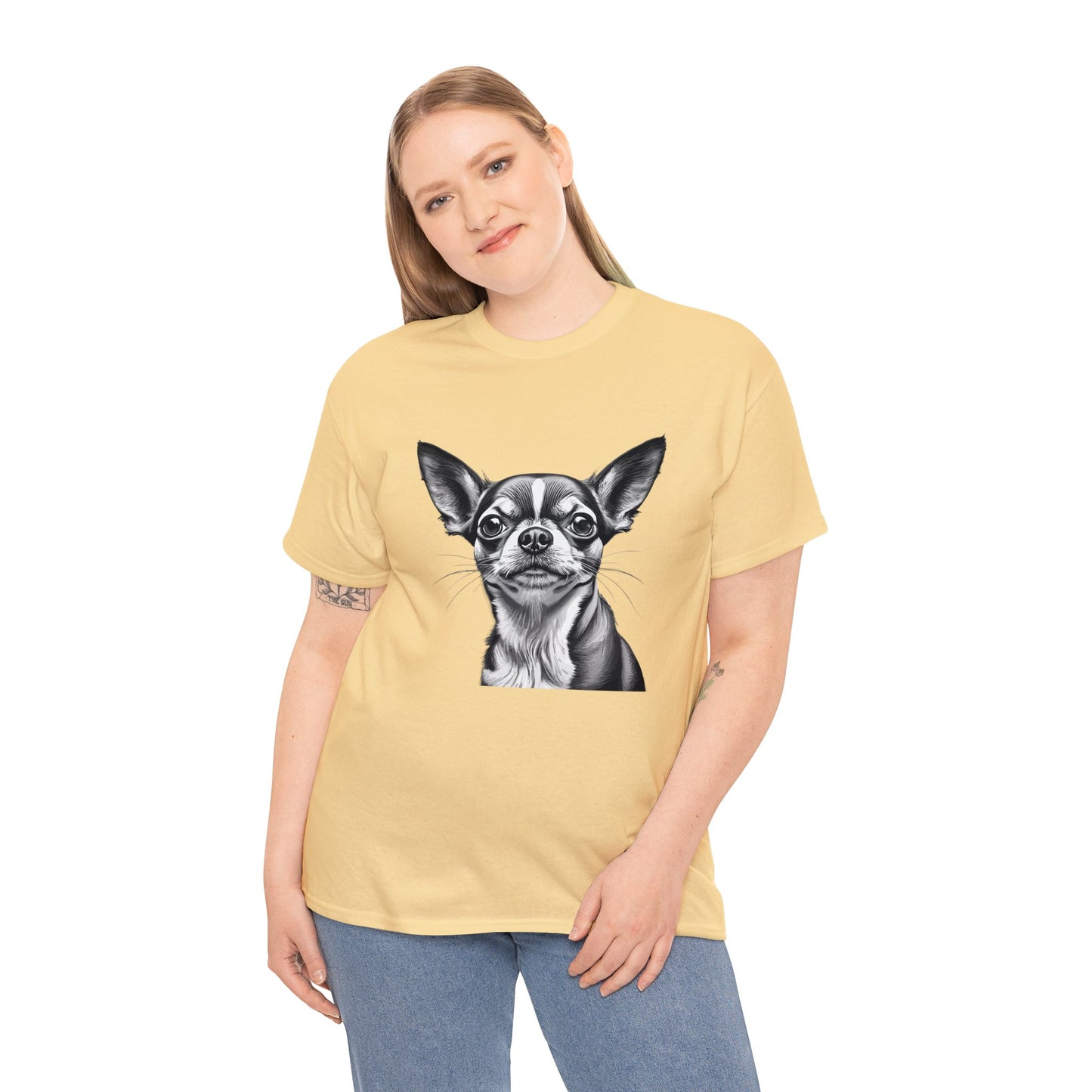 Chihuahua, Dog, Dog Lover, Unisex Heavy Cotton Tee