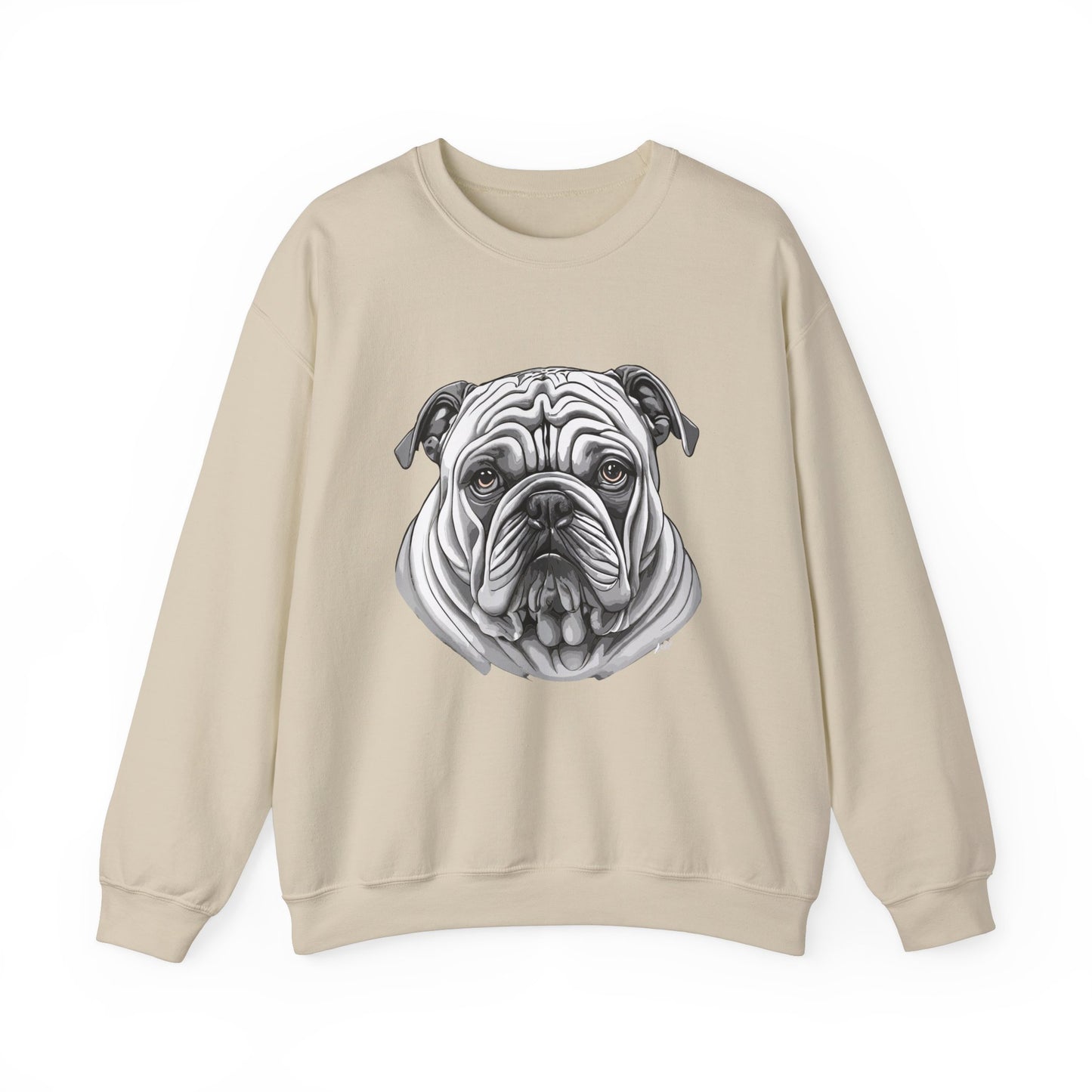 Bull Dog, Dog, Dog Lover, Unisex Heavy Blend™ Crewneck Sweatshirt