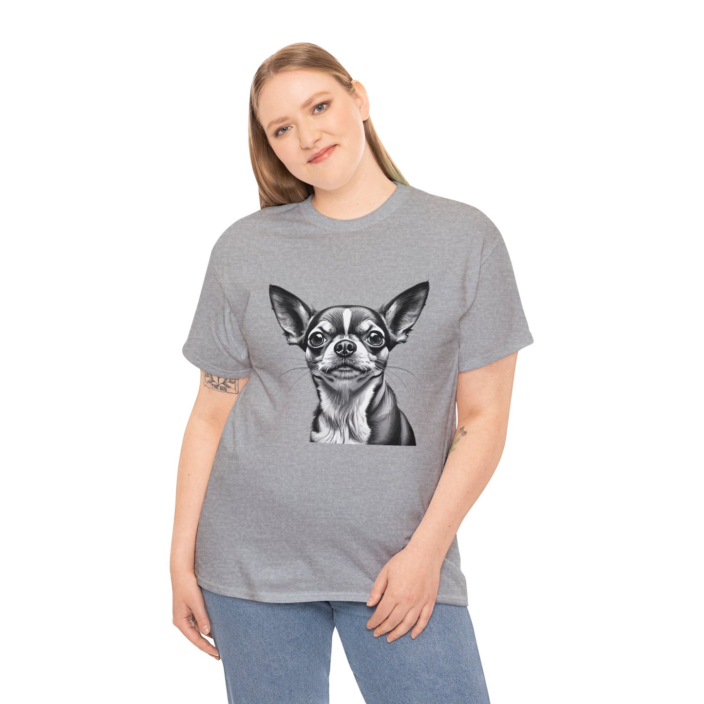 Chihuahua, Dog, Dog Lover, Unisex Heavy Cotton Tee