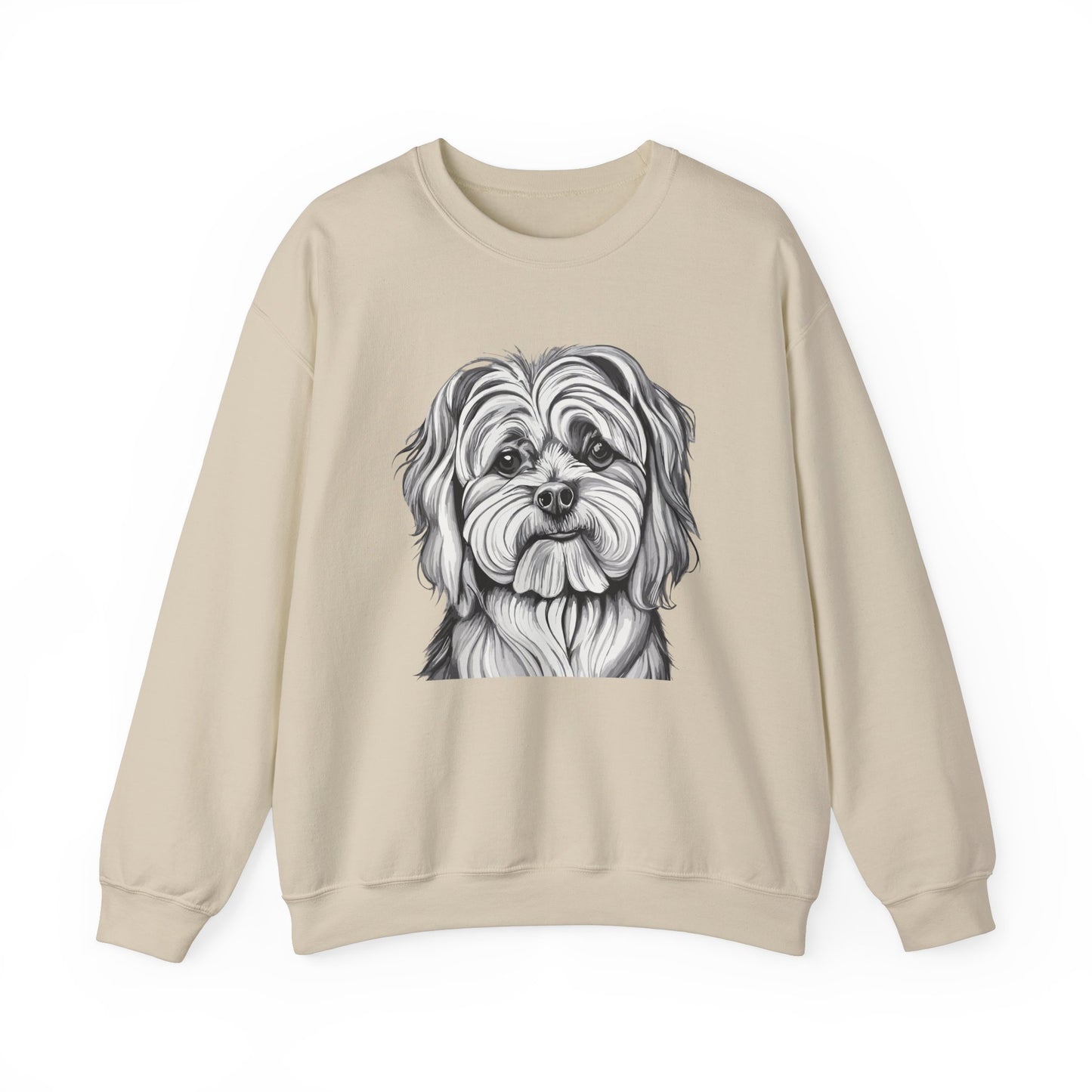 Maltese, Dog, Dog Lover, Unisex Heavy Blend™ Crewneck Sweatshirt