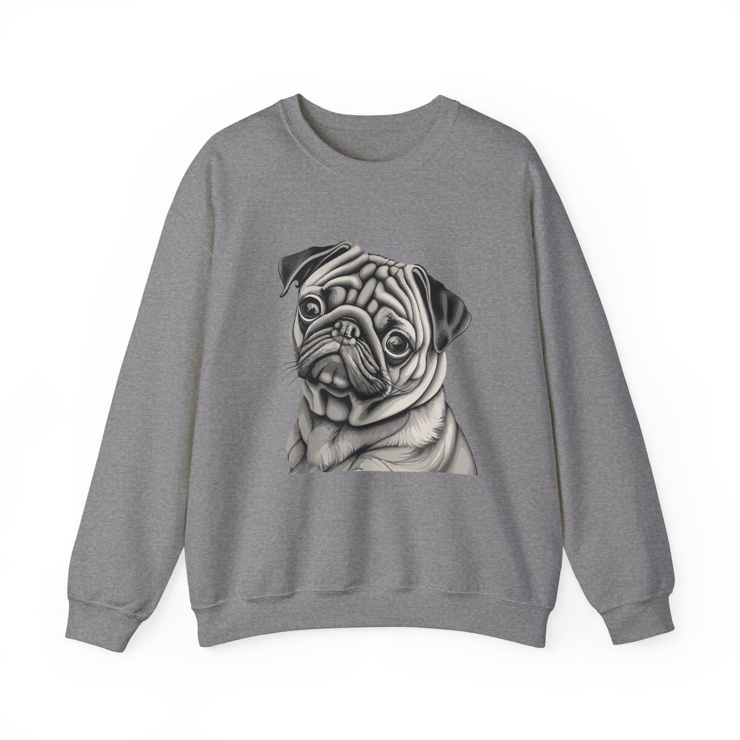 Pug, Dog, Dog Lover, Unisex Heavy Blend™ Crewneck Sweatshirt