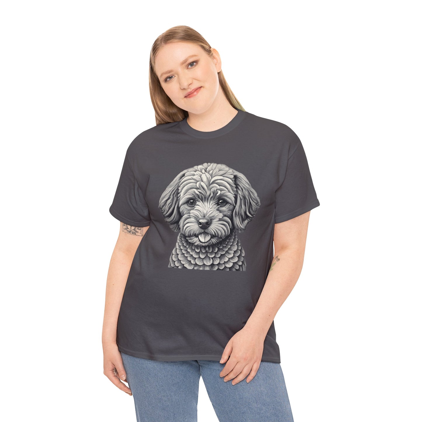 Cockapoo, Dog, Dog Lover, Unisex Heavy Cotton Tee