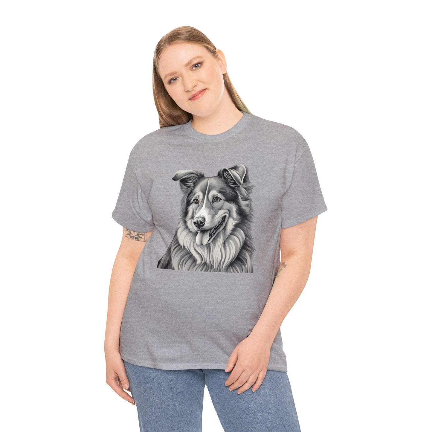 Collie, Dog, Dog Lover, Unisex Heavy Cotton Tee