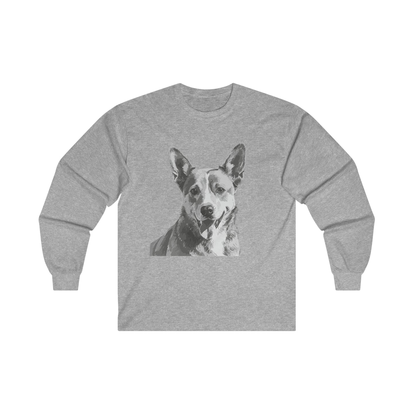 Australian Cattle Dog, Dog, Cute, Puppy, Love, Family Unisex Ultra Cotton Long Sleeve Tee