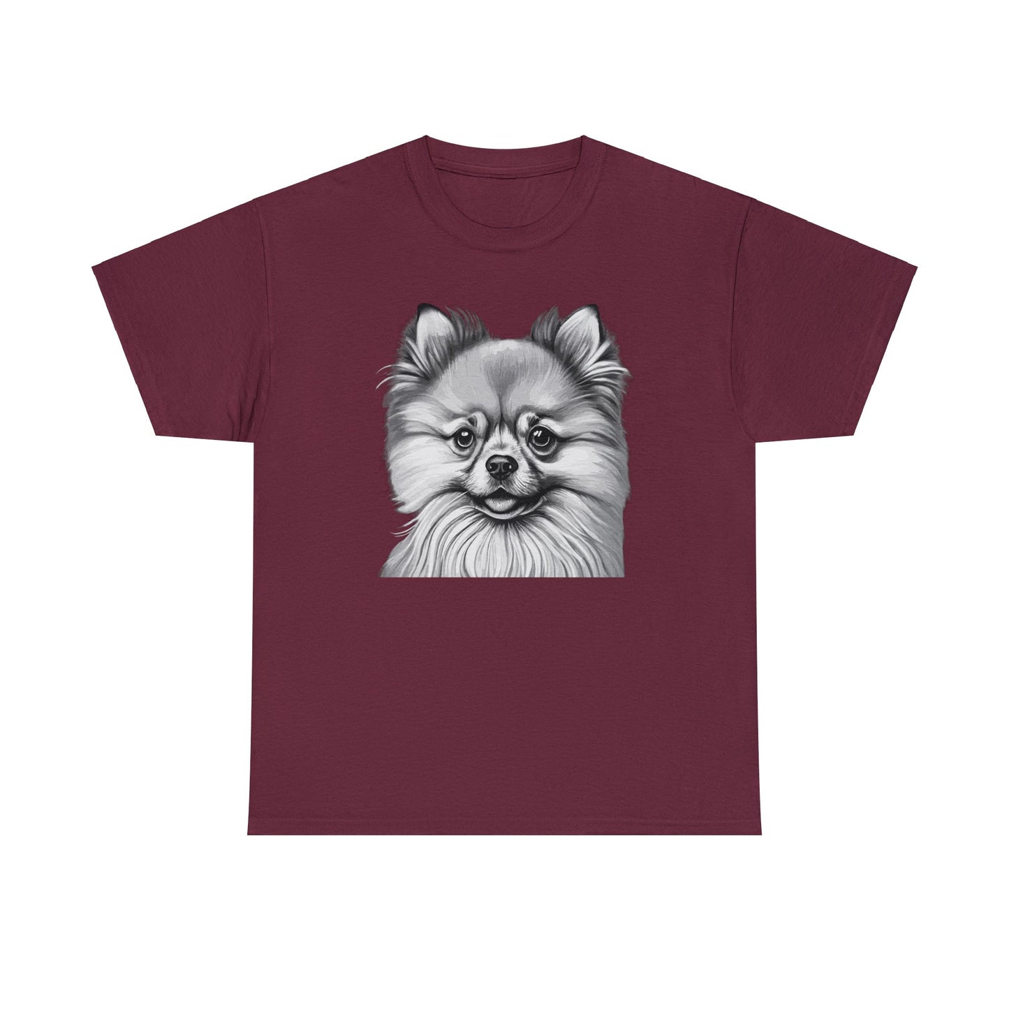 Pomeranian, Dog, Dog Lover, Unisex Heavy Cotton Tee