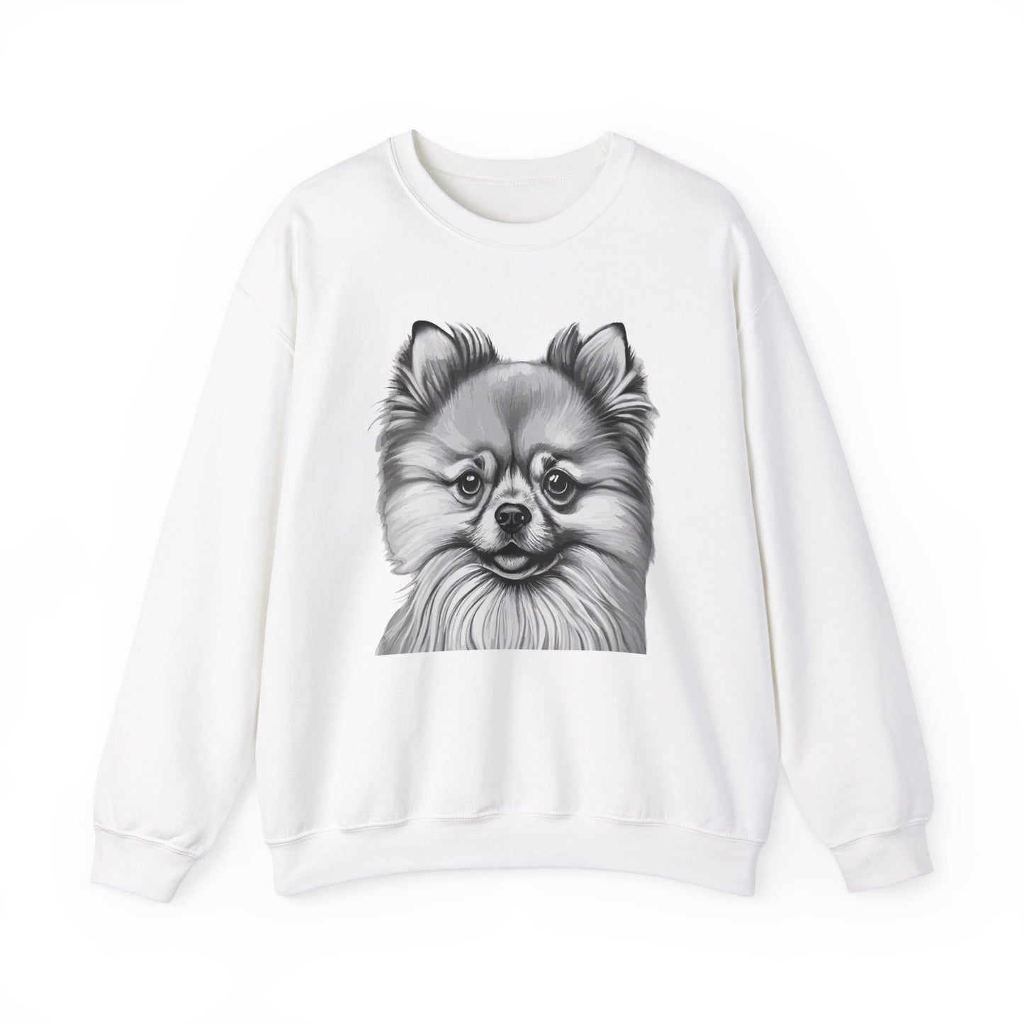 Pomeranian, Dog, Dog Lover, Unisex Heavy Blend™ Crewneck Sweatshirt