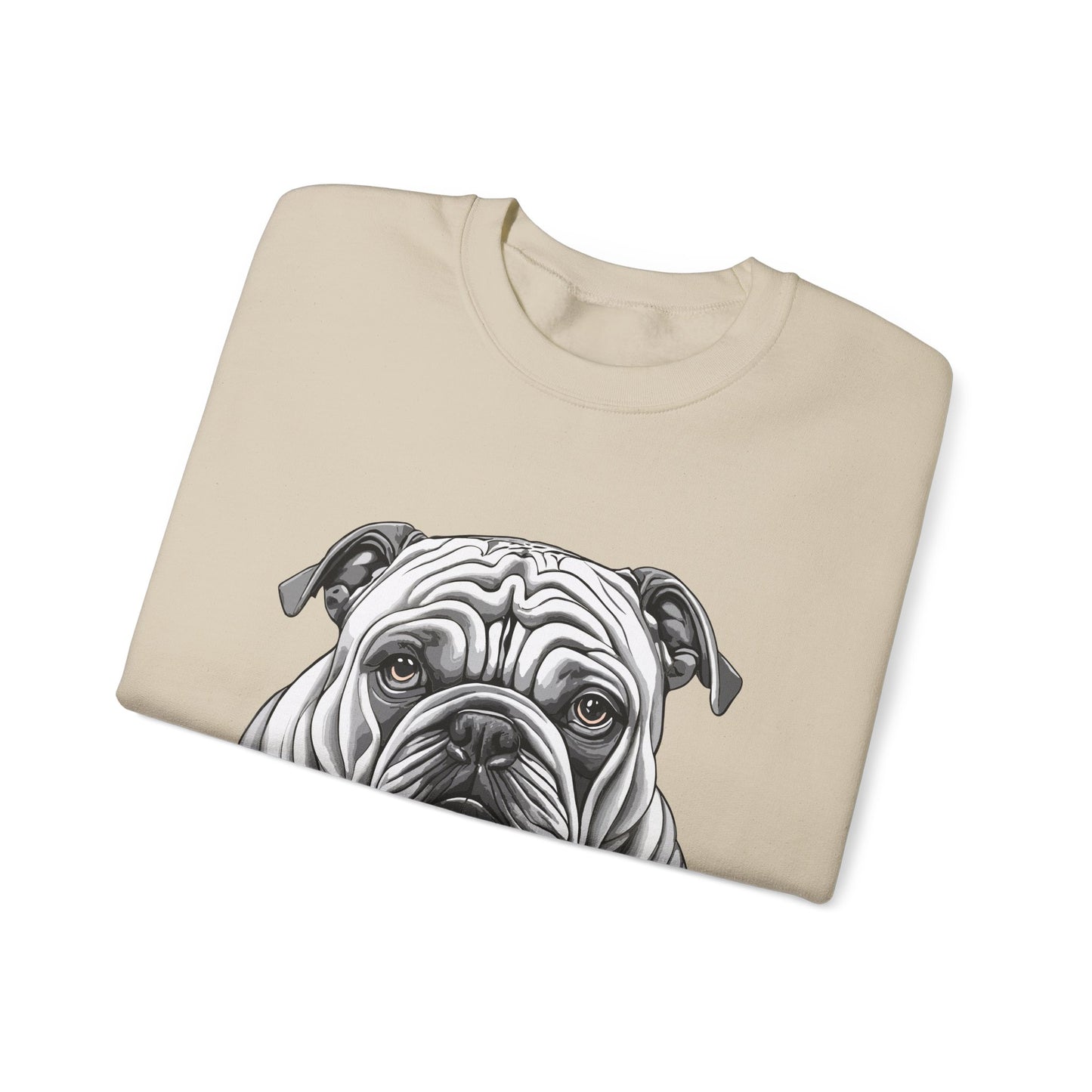 Bull Dog, Dog, Dog Lover, Unisex Heavy Blend™ Crewneck Sweatshirt