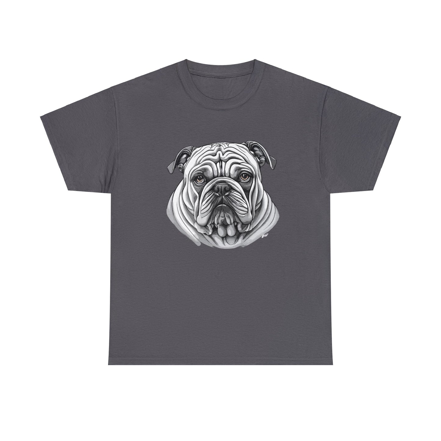 Bull Dog, Dog, Dog Lover, Unisex Heavy Cotton Tee