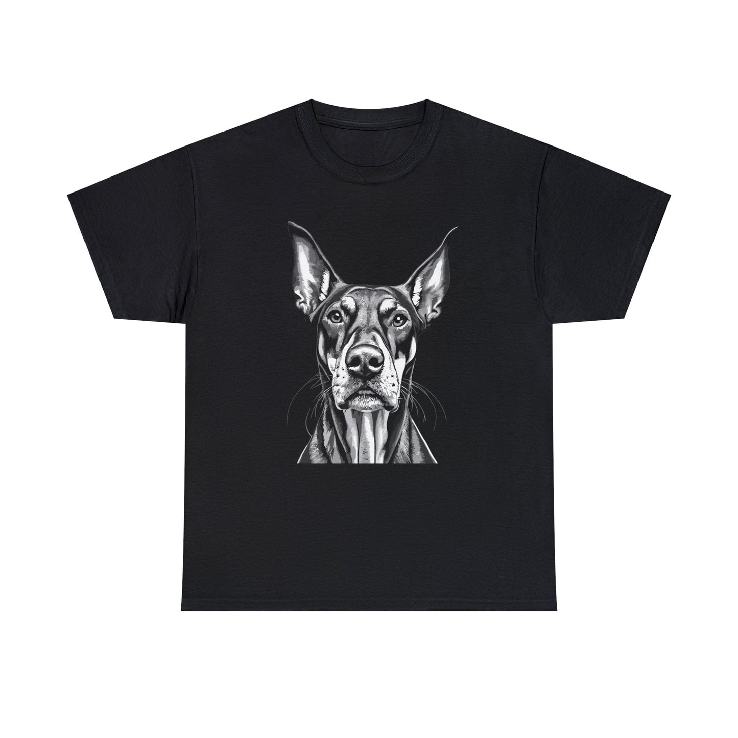 Doberman Pinscher, Dog, Cute, Puppy, Love, Family, Unisex Heavy Cotton Tee