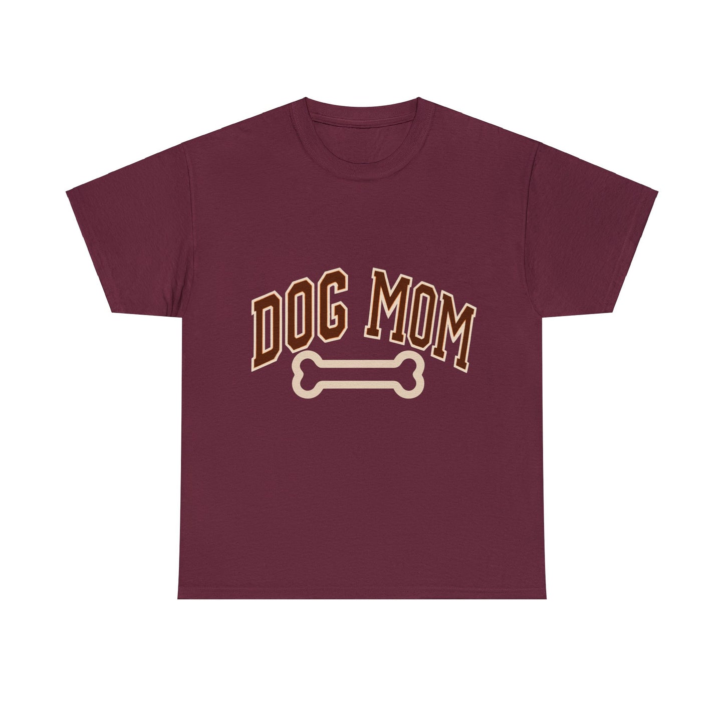 Dog Mom, Love, Dog, Mom, Puppy, Family, Unisex Heavy Cotton Tee