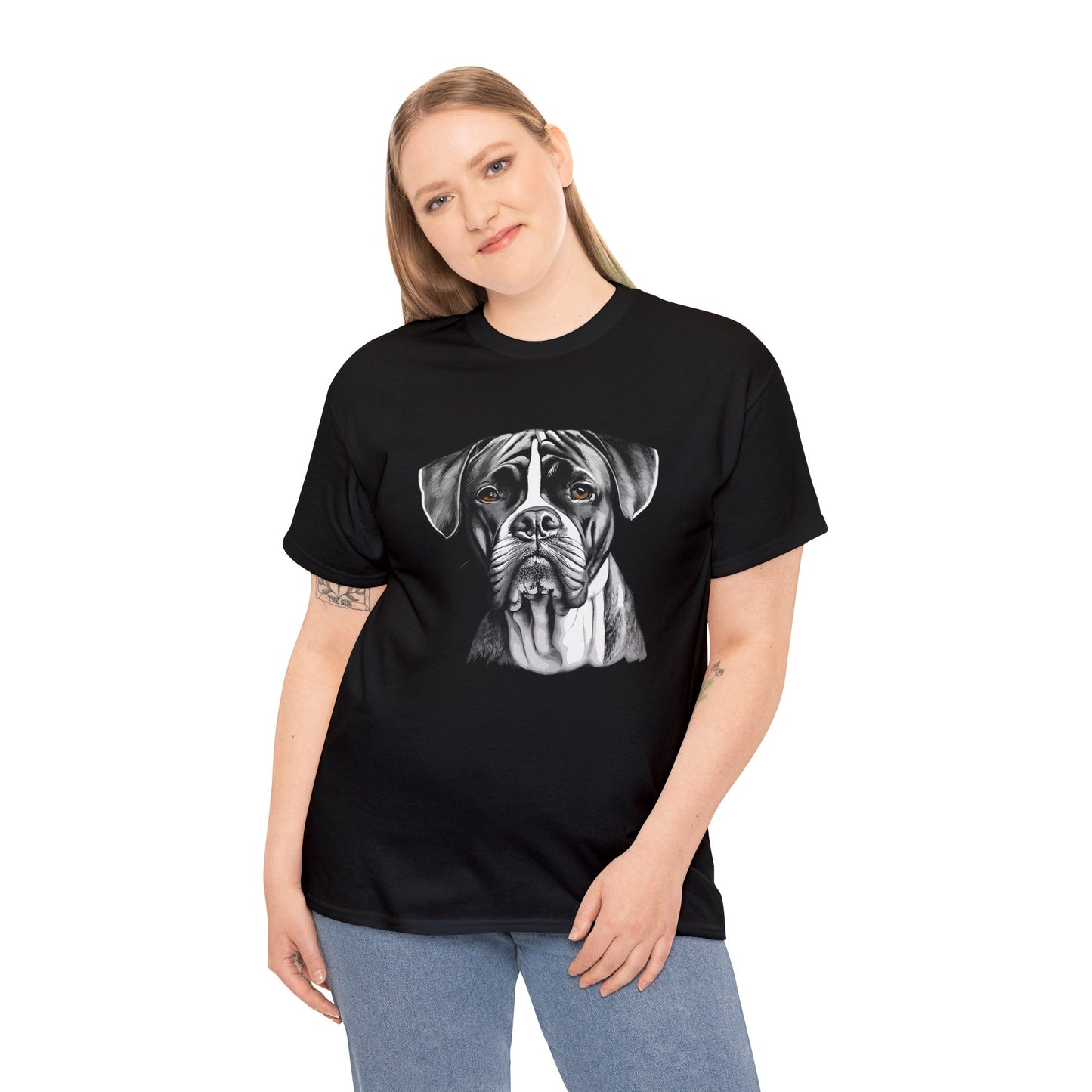 Boxer, Dog, Dog Lover, Unisex Heavy Cotton Tee