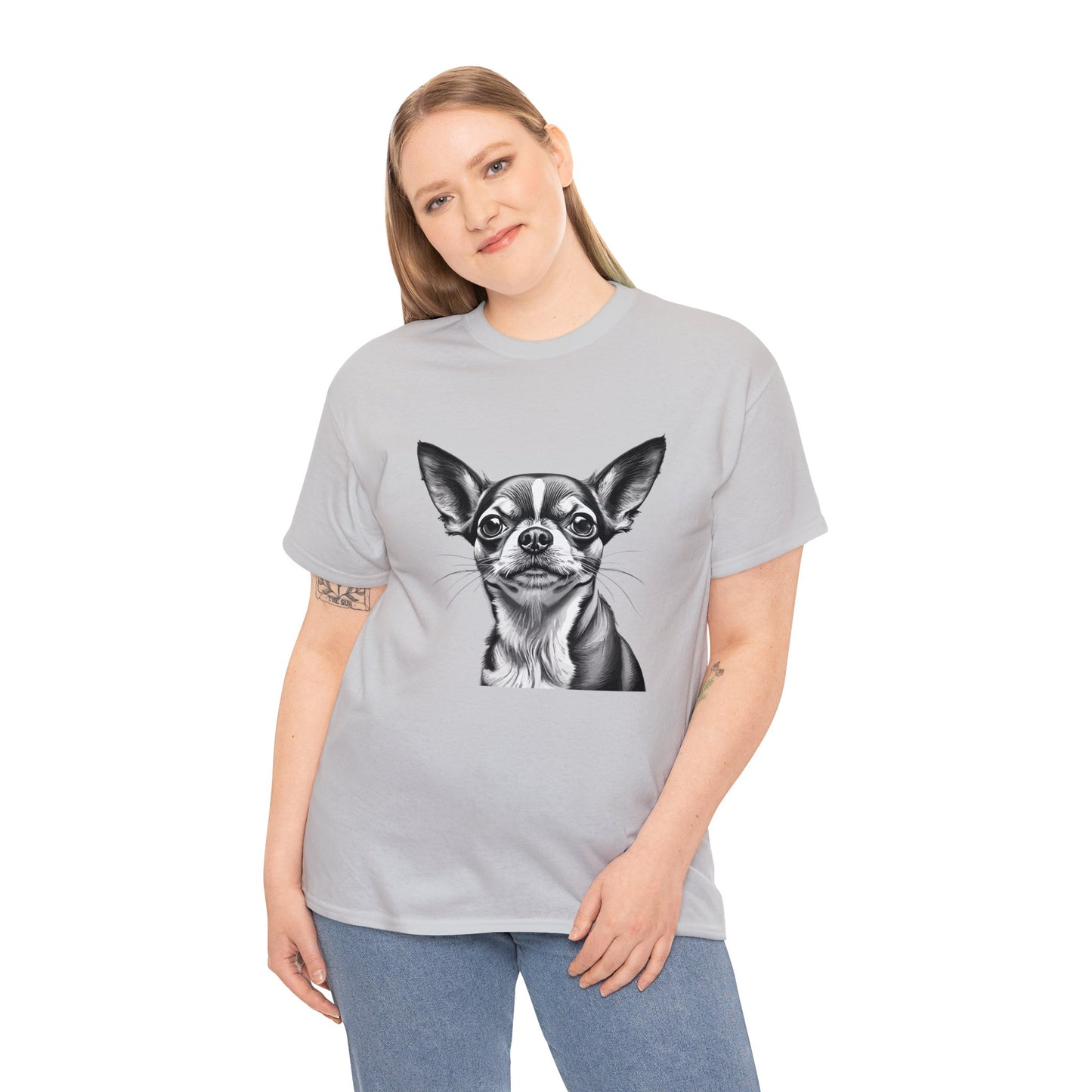 Chihuahua, Dog, Dog Lover, Unisex Heavy Cotton Tee