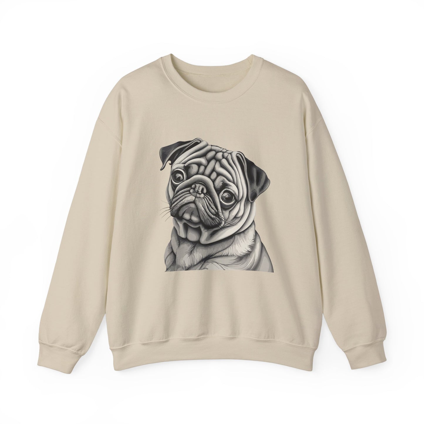 Pug, Dog, Dog Lover, Unisex Heavy Blend™ Crewneck Sweatshirt
