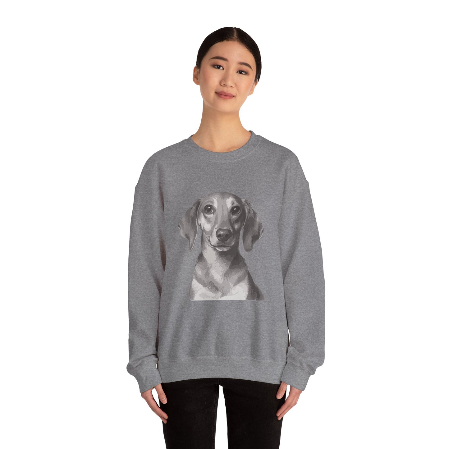 Daschund, Dog, Dog Lover, Unisex Heavy Blend™ Crewneck Sweatshirt