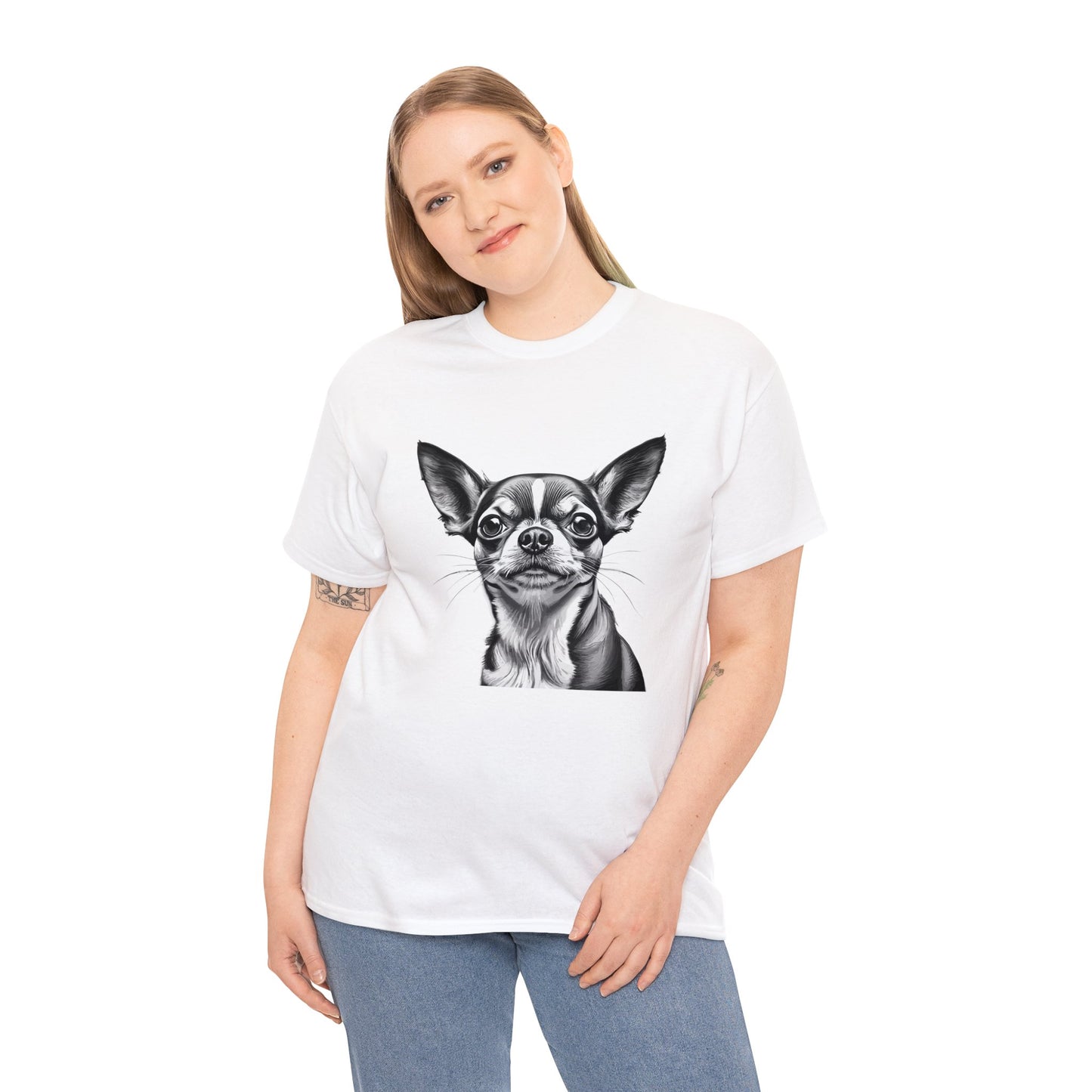 Chihuahua, Dog, Dog Lover, Unisex Heavy Cotton Tee