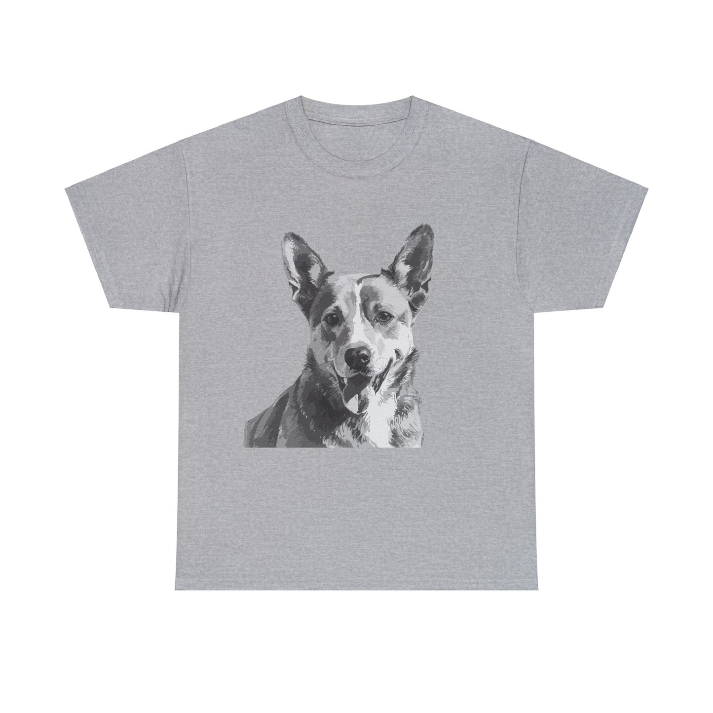 Australian Cattle Dog, Dog, Cute, Puppy, Love, Family Unisex Heavy Cotton Tee