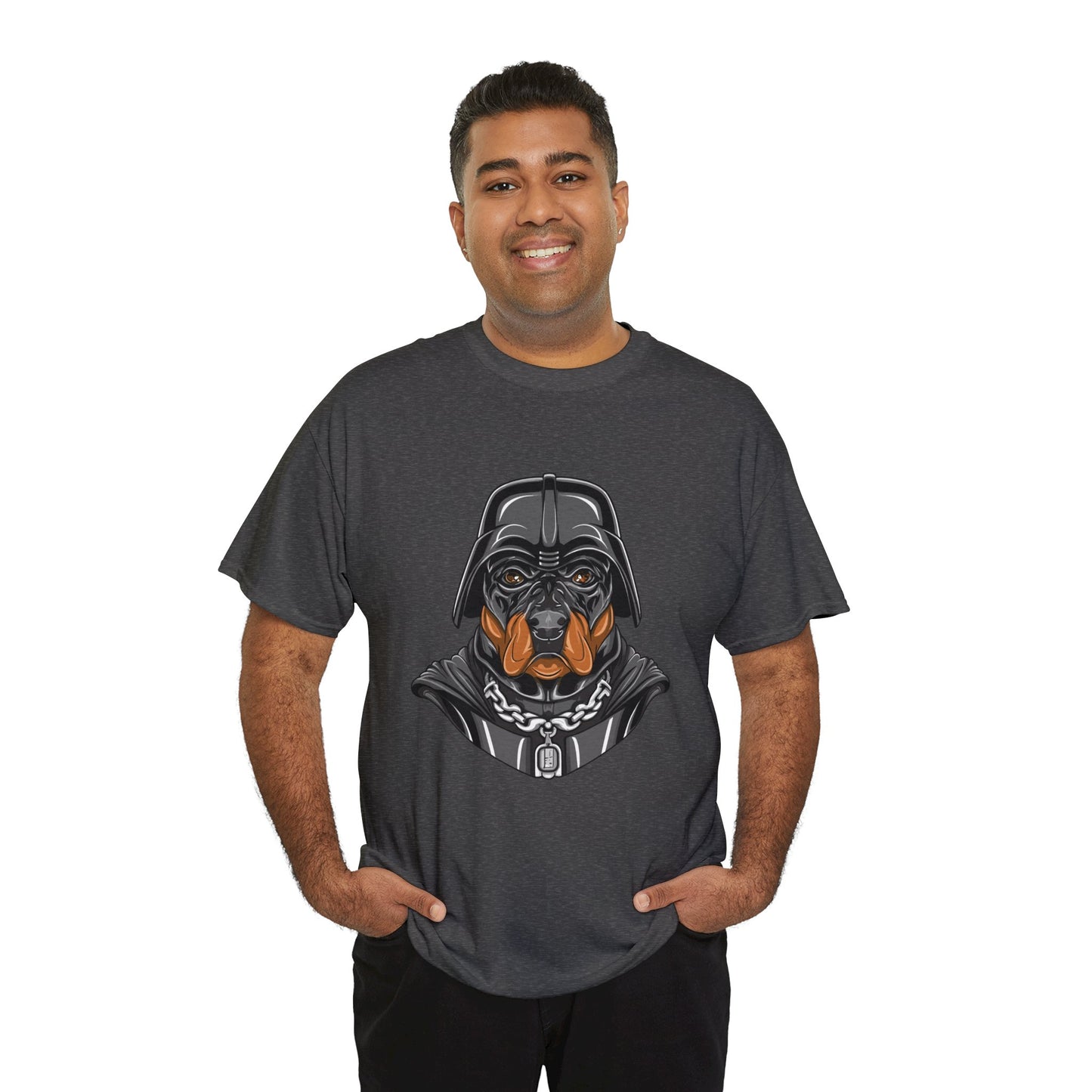 Vader Dog, Star Wars, Darth Vader, Unisex Heavy Cotton Tee