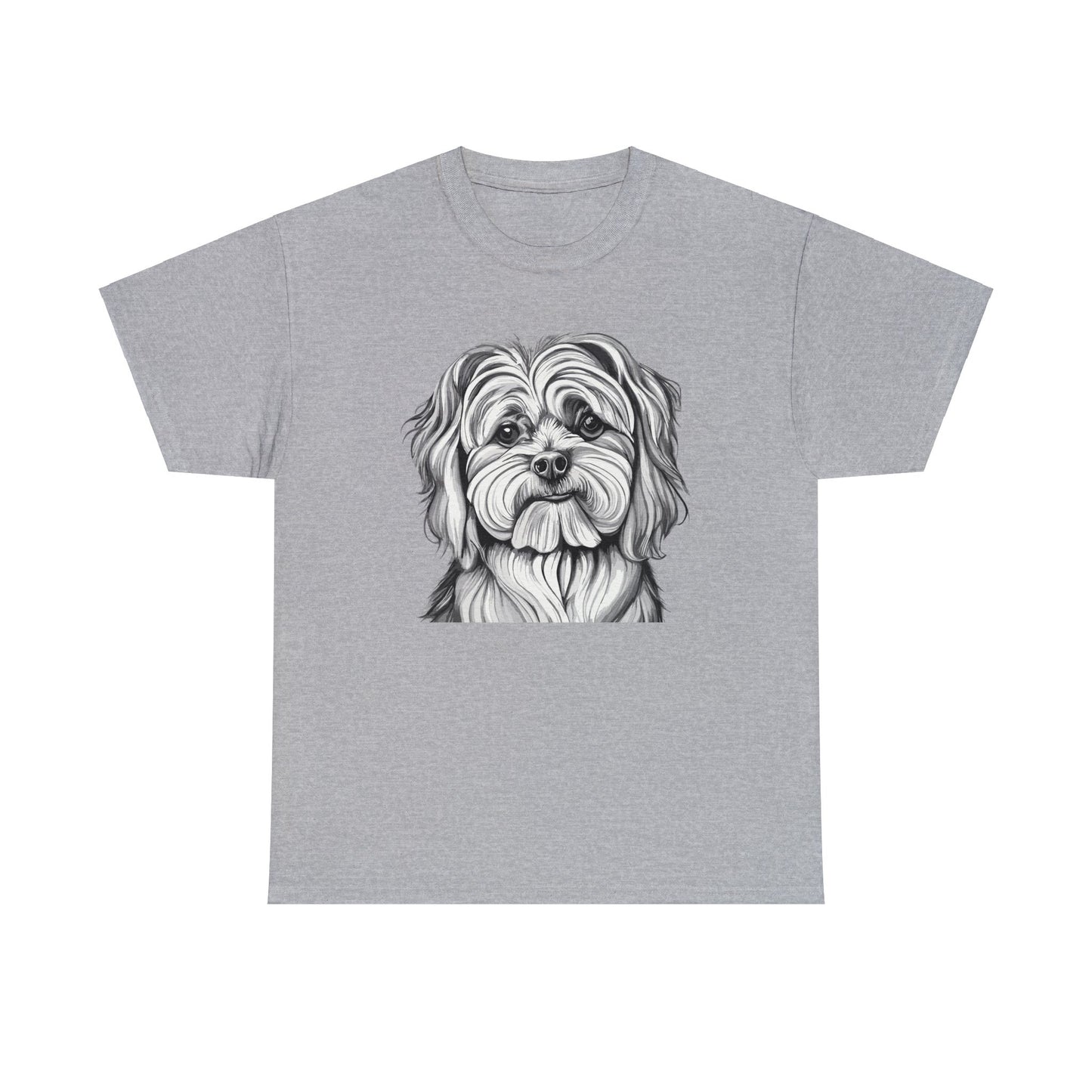 Maltese, Dog, Dog Lover, Unisex Heavy Cotton Tee