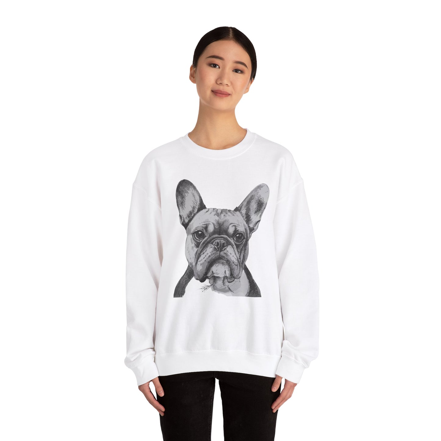 French Bulldog, Dog, Dog Lover, Unisex Heavy Blend™ Crewneck Sweatshirt