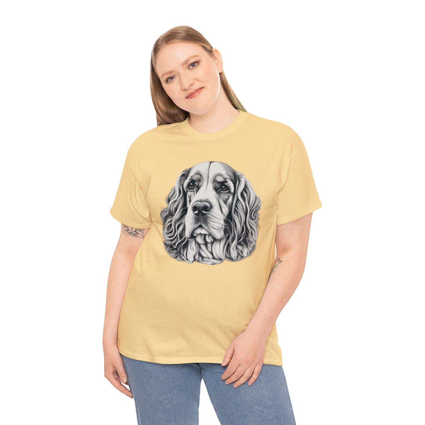 Cocker Spaniel, Dog, Dog Lover, Unisex Heavy Cotton Tee