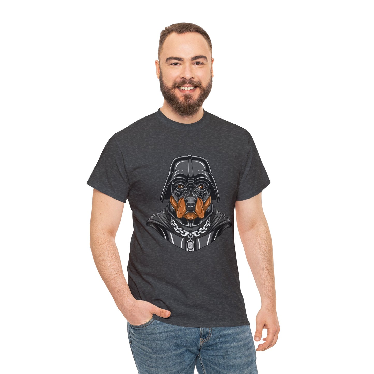 Vader Dog, Star Wars, Darth Vader, Unisex Heavy Cotton Tee
