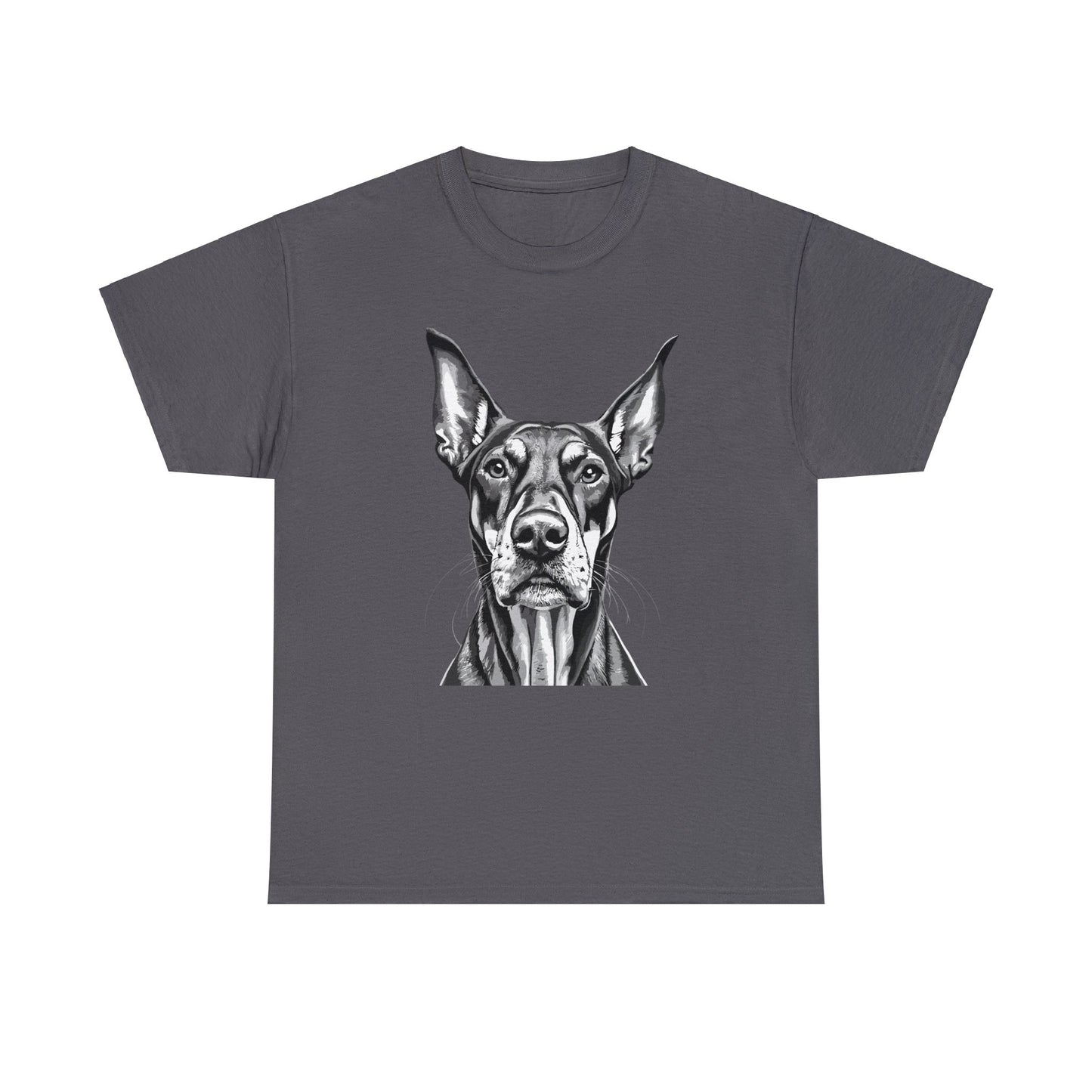 Doberman Pinscher, Dog, Cute, Puppy, Love, Family, Unisex Heavy Cotton Tee