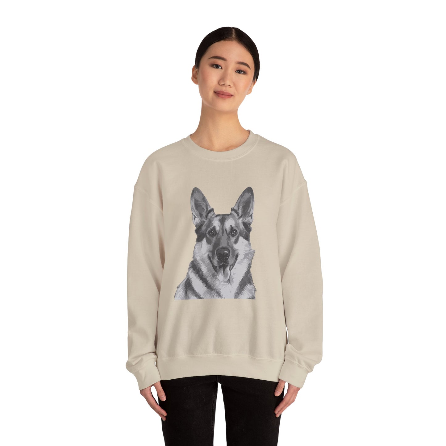 German Shepherd, Dog, Dog Lover, Unisex Heavy Blend™ Crewneck Sweatshirt