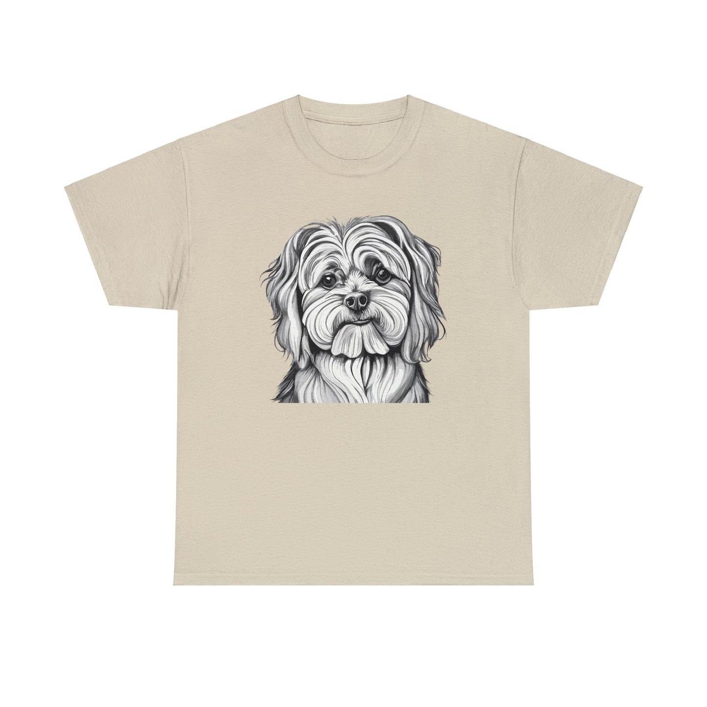 Maltese, Dog, Dog Lover, Unisex Heavy Cotton Tee