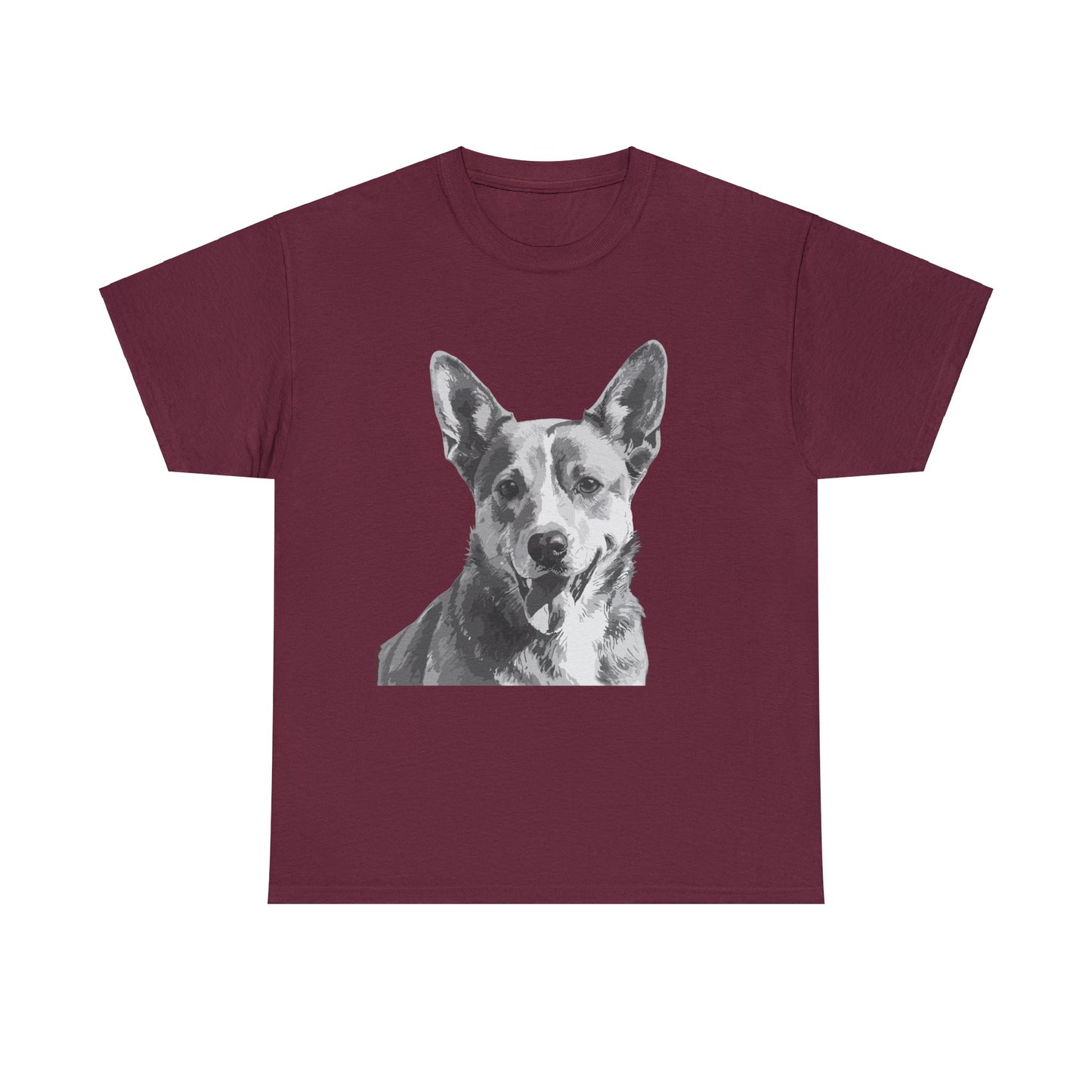 Australian Cattle Dog, Dog, Cute, Puppy, Love, Family Unisex Heavy Cotton Tee