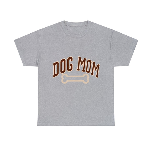 Dog Mom, Love, Dog, Mom, Puppy, Family, Unisex Heavy Cotton Tee